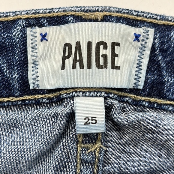 Paige Skyline Ankle Peg Skinny Mid Rise Size 25 - Picture 8 of 16